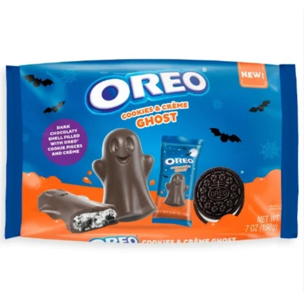 Oreo punjeni kolačići u obliku duhova, Cookies & Creme pakiranje 198 g