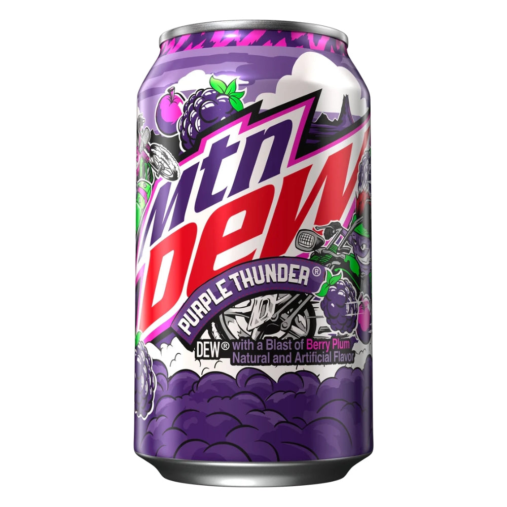 Mountain Dew Purple Thunder ljubičasta limenka gaziranog pića 355 ml