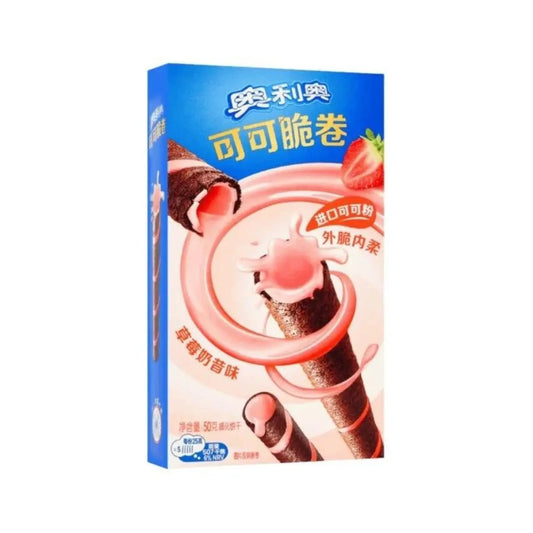 Oreo Crispy Roll Strawberry 50g OhMyCandyBox