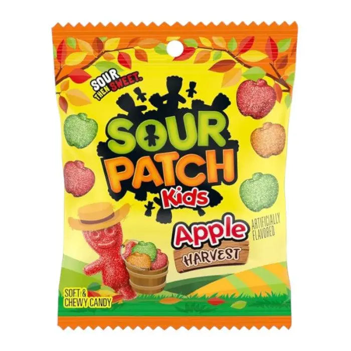 Sour Patch Kids bomboni Apple Harvest u žutoj vrećici, okus jabuke