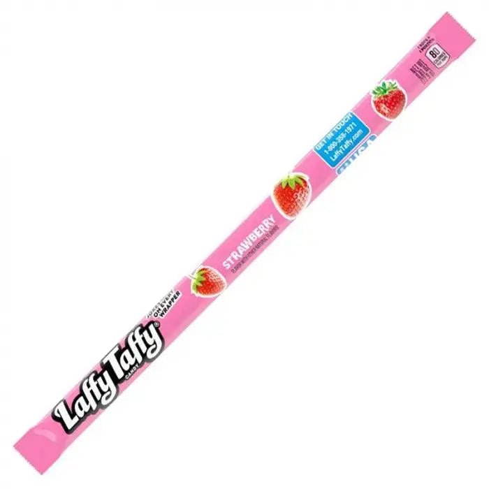 Vrpca Laffy Taffy s okusom jagode u ružičastoj omotnici, 23 g